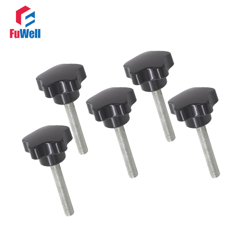 5pcs M6 x 60mm Thread  Star Kn - Furniture Screw Type 评论和价格