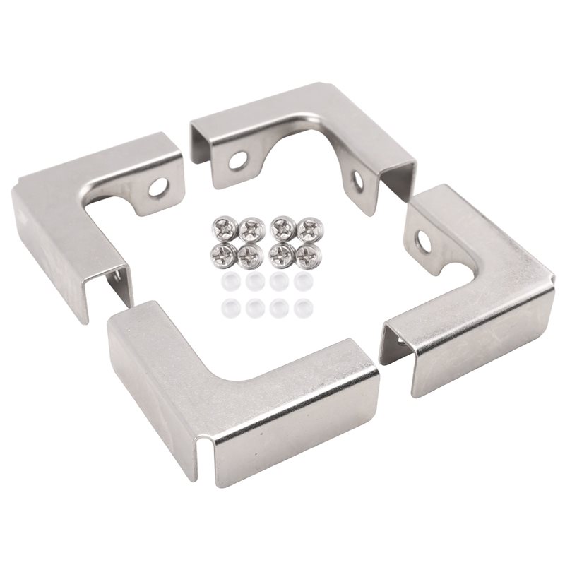 A68P-4Pcs L Type Glass Fixing  - Furniture Hardware Types 评论和价格