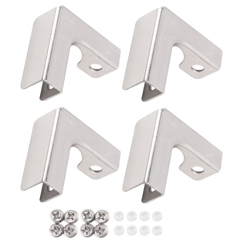A68P-4Pcs L Type Glass Fixing  - Furniture Hardware Types 评论和价格
