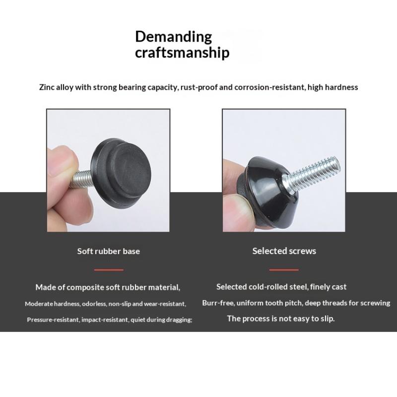 4Pcs Adjustable Furniture Leve - Furniture Screw Type 评论和价格