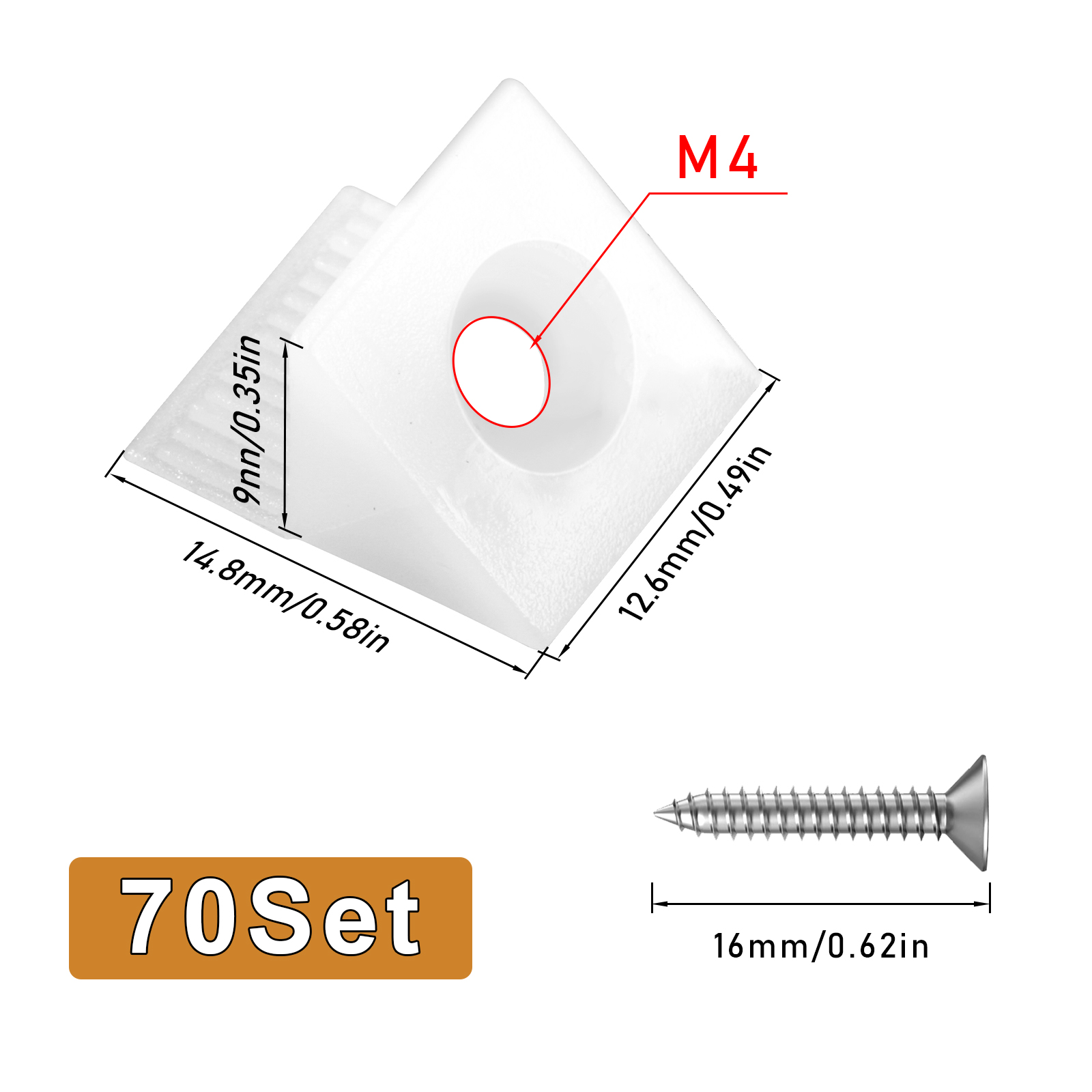 60set Repair Fixing Drawer Che - Furniture Hardware Fixing Screws 评论和价格